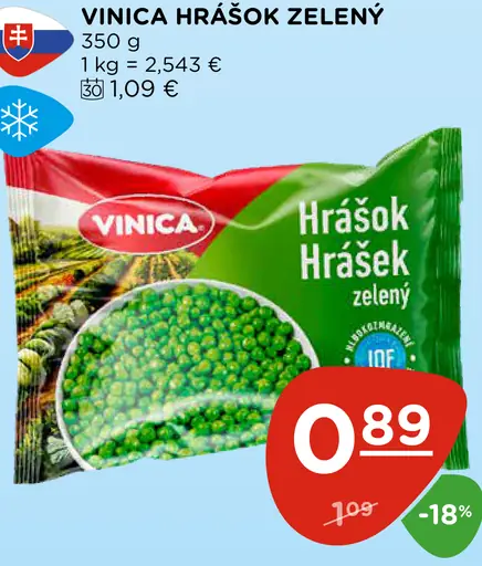 Vinica zelený hrášok