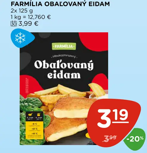 Farmília obalovaný Eidam