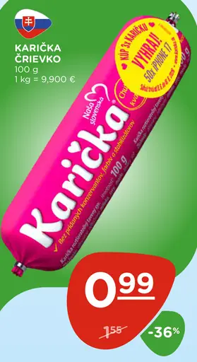 Karička črievko