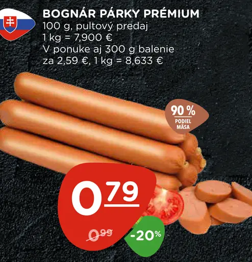 Bognár Párky premium