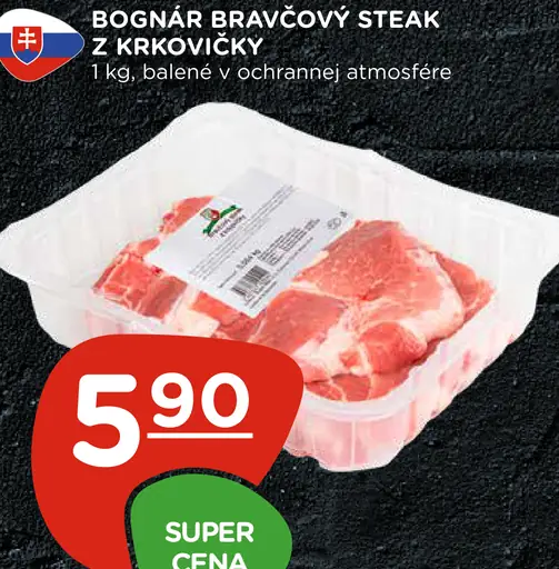 Bognár bravčový steak z krkovičky