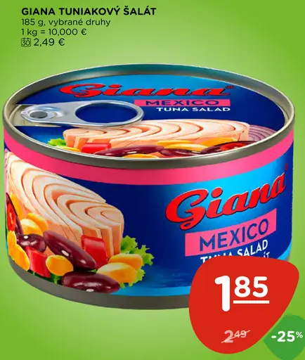 Giana tuniakový šalát Mexico