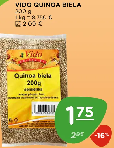 Vido quinoa biela