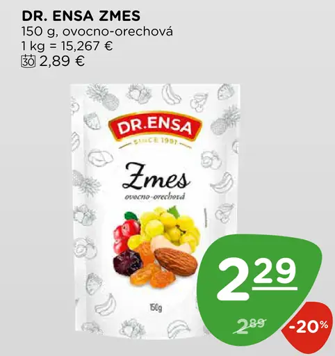 Dr. Ensa zmes ovocno-orechová