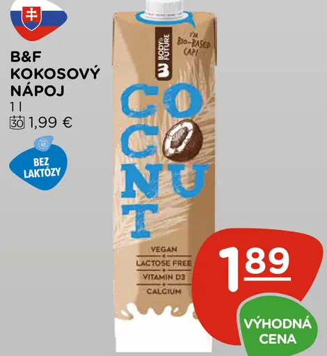 B & F Kokosový Nápoj