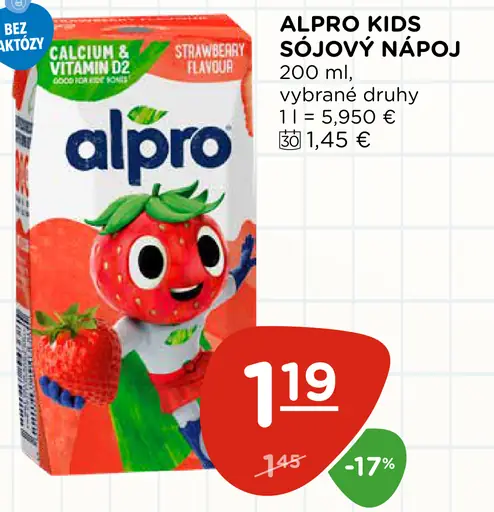 Alpro Kids sójový nápoj