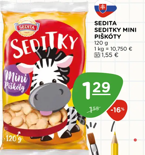 Sedita Seditky mini piškóty