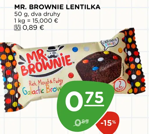 Mr. Brownie Lentilka, dva druhy