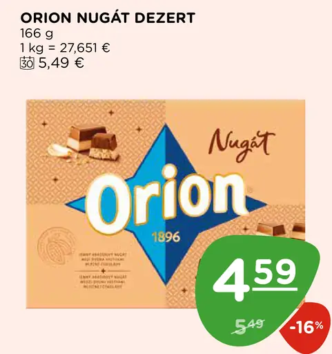 Orion Nugát Dezert