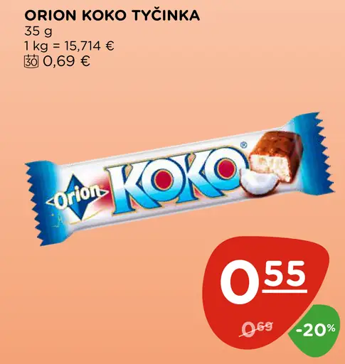 Orion Koko tyčinka