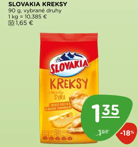 Slovakia krekry so syrom