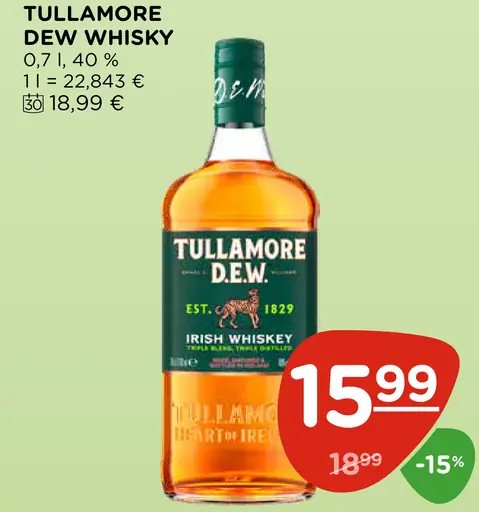 Tullamore D.E.W. whisky
