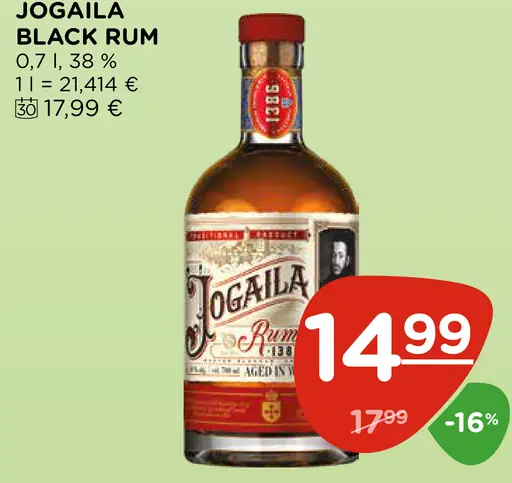 Jogaila black Rum