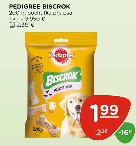 Pedigree Biskrock Multi Mix pochúťka pre psa
