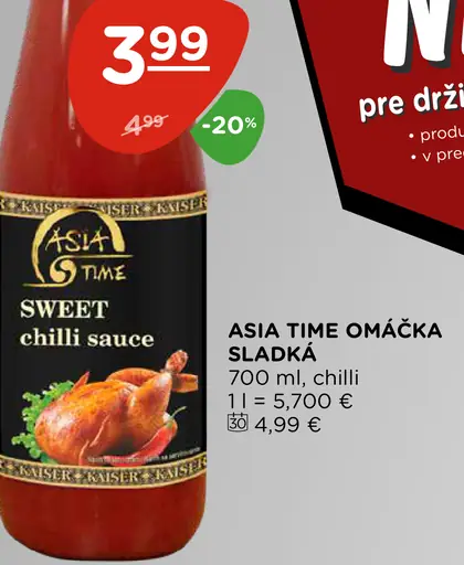 Asia Time sladká chilli omáčka