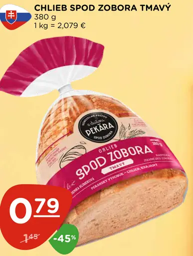 Dekára Chlieb spod Zobora tmavý