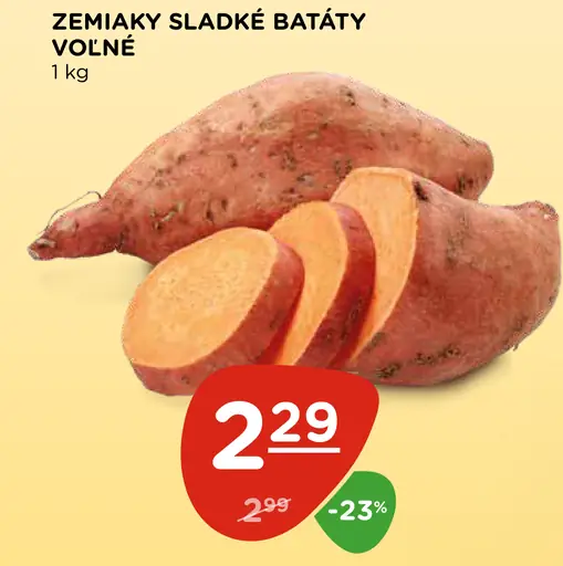 Zemiaky sladké batáty