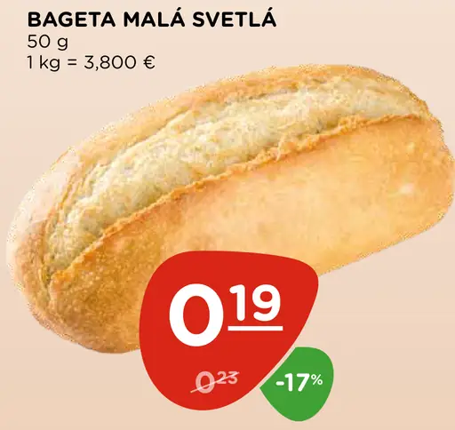 Bageta malá svetlá