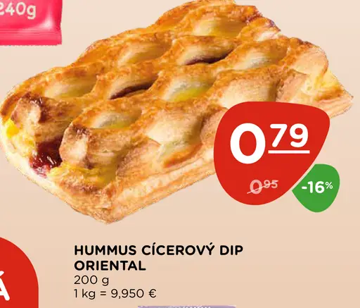 Taverna hummus cícerový dip oriental