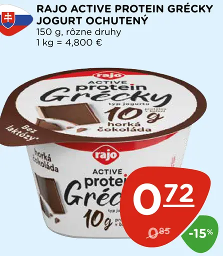 Rajo Active Protein Grécky jogurt