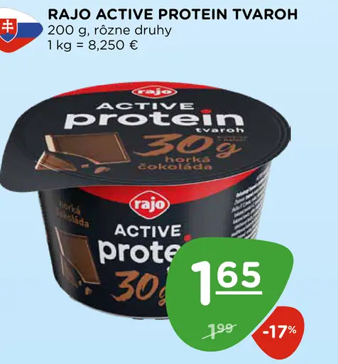Rajo Active Protein tvaroh