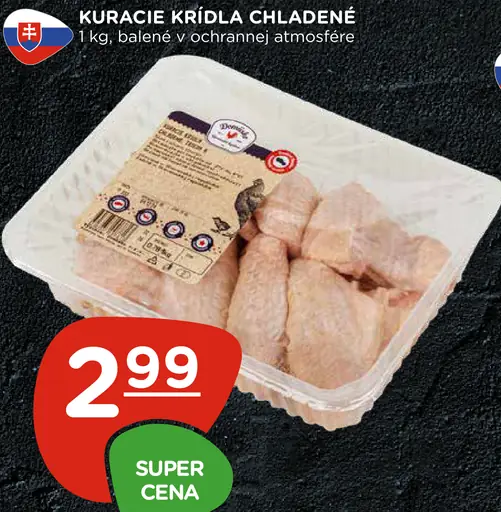 Kuracie krídla chladené