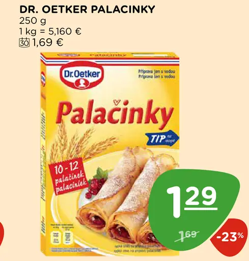 Dr. Oetker Palacinky