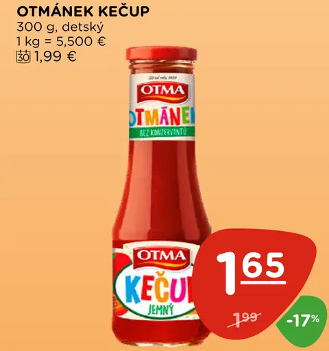Otmánek kečup jemný