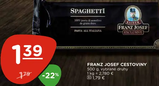 Franz Josef Cestoviny Spaghetti