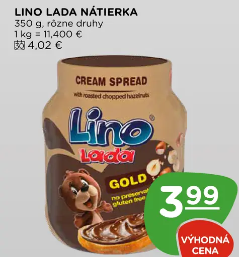 Lino Lada nátierka Gold