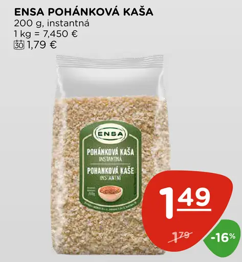 Ensa pohánková kaša instantná
