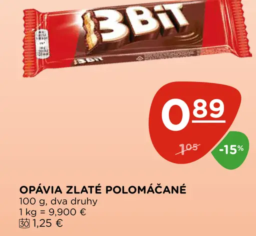 Opavia Zlaté oblátky 2 druhy