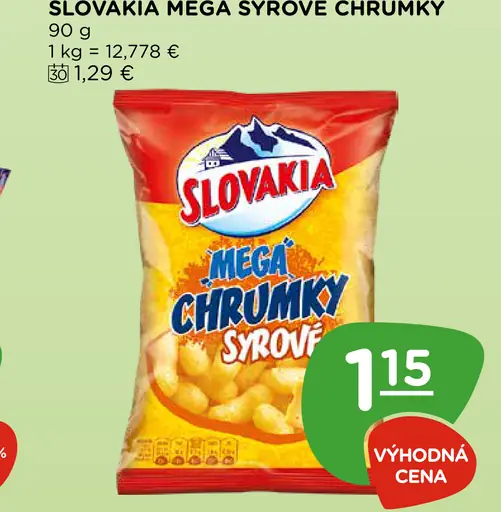Slovakia Mega Syrové Chrumky