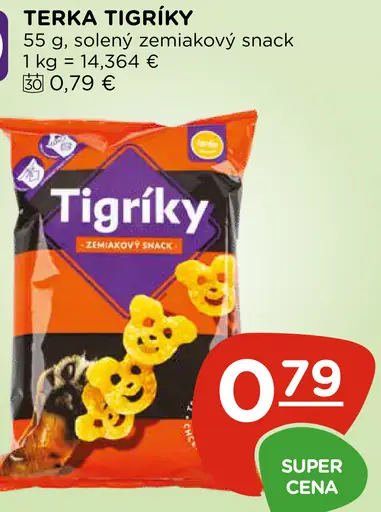 Terka Tigríky zemiakový snack
