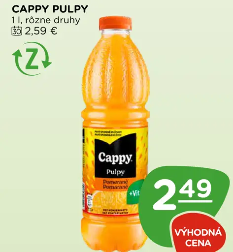 Cappy Pulpy, rôzne druhy