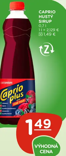 Caprio Hustý Sirup