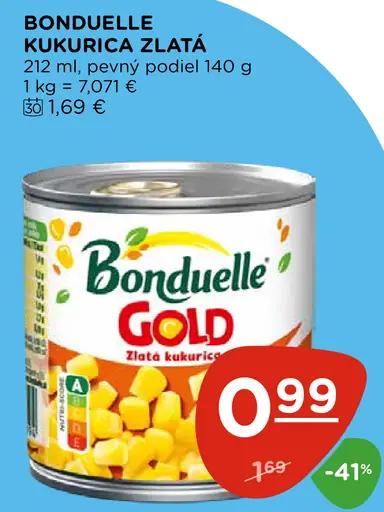 Bonduelle Gold Zlatá kukurica
