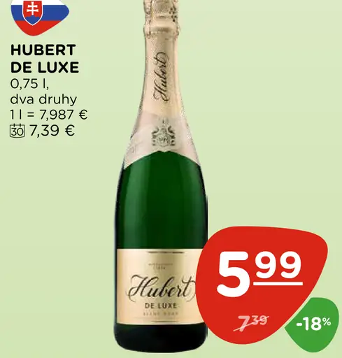 Hubert de Luxe 2 druhy