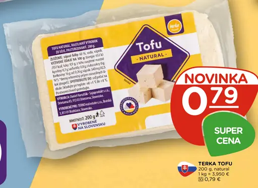 Terka tofu natural