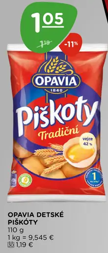 Opavia detské piškóty