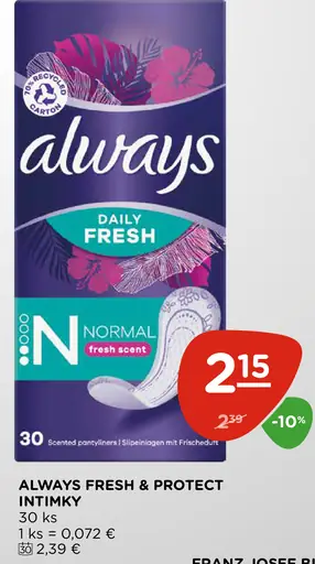 Always Intimky Fresh&Protect