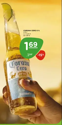 Corona Cero 0,0 % pivo
