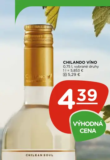 Chilando víno – vybrané druhy