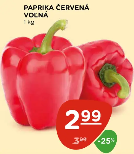 Paprika červená