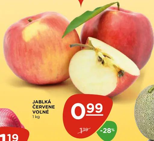 Červené jablká