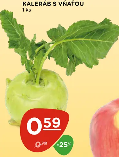Kaleráb s vňaťou