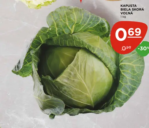 Kapusta biela skorá voľná
