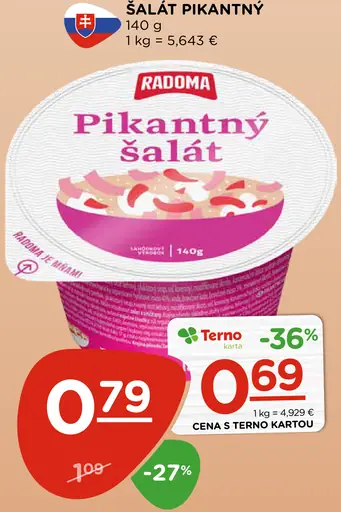 Radoma Pikantný šalát