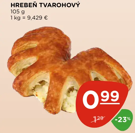 Hrebeň tvarohový