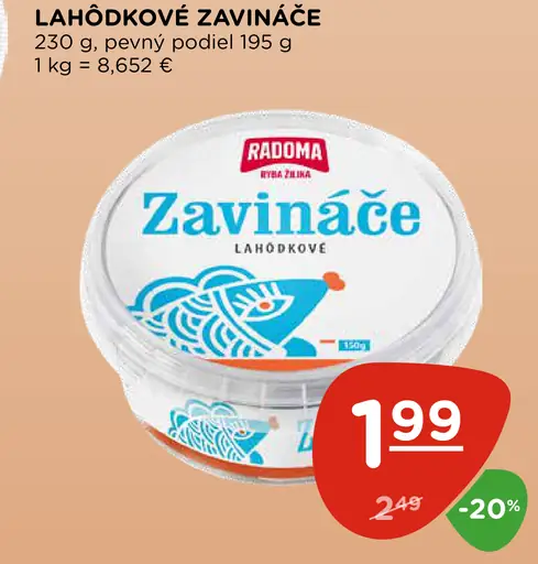Radoma Lahôdkové zavináče